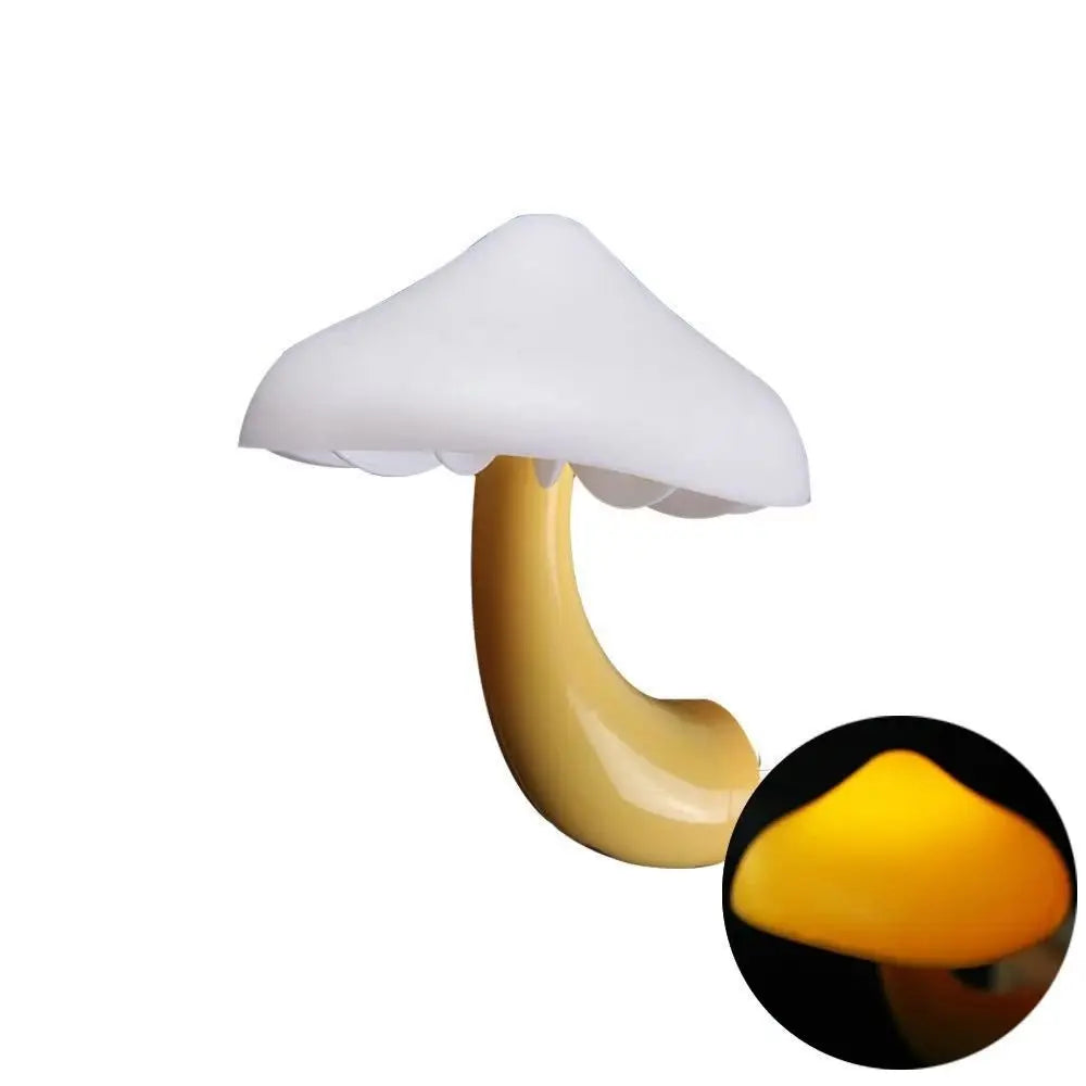 Room Lighting Mushroom LED Night Light Cabinet Intelligent Staircase Lighting Children Home Decor Night Lamp