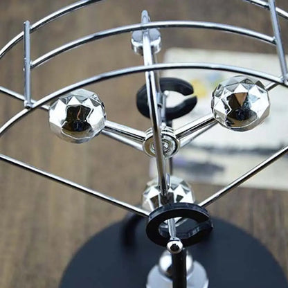Motion Physical Pendulum Ball Figurine Home Decoration Revolving Gadget Steel Balance Ball Modern Art Educational